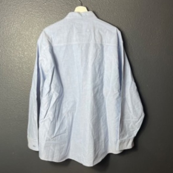John Rich And Bros. Woolrich Men's Vintage Long Sleeve Shirt Light Blue Size XL - Picture 2 of 5